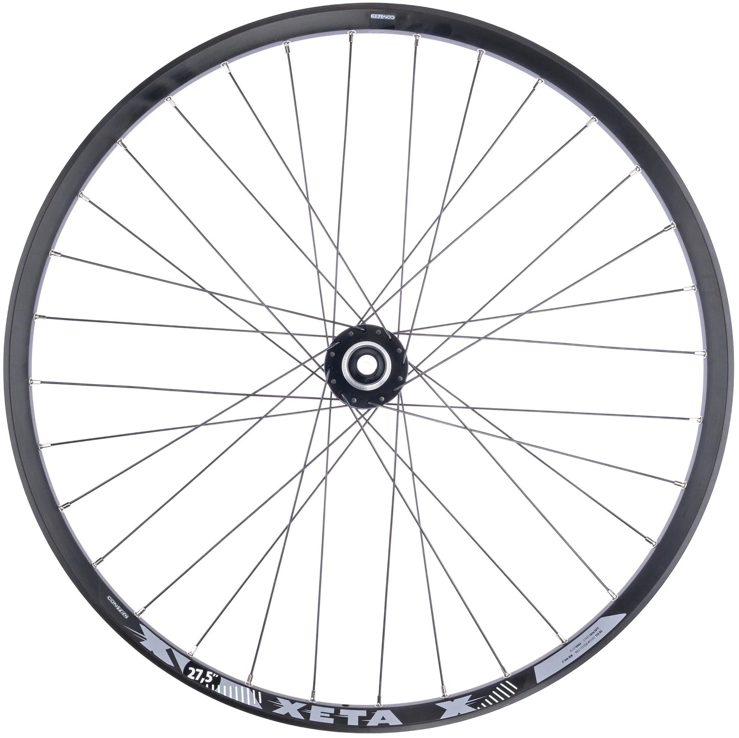 CONTEC vorderrad xeta core 30 ct vr 27.5 xeta core 30 boost 15mm cl sw 2.00