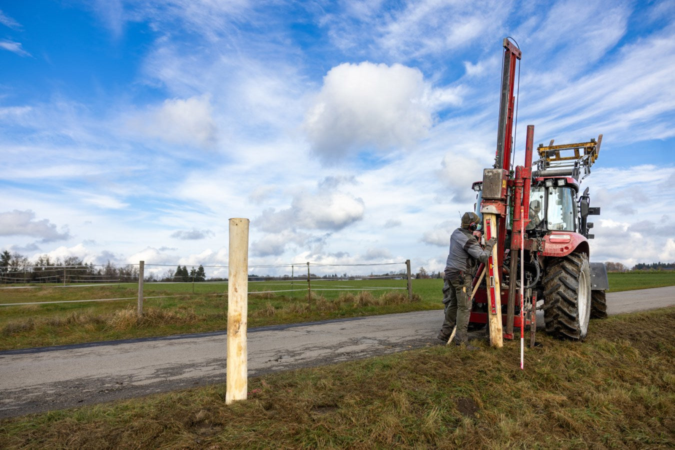 AKO Producten robiniapaal hoek 250cm hoog oe 14 16cm