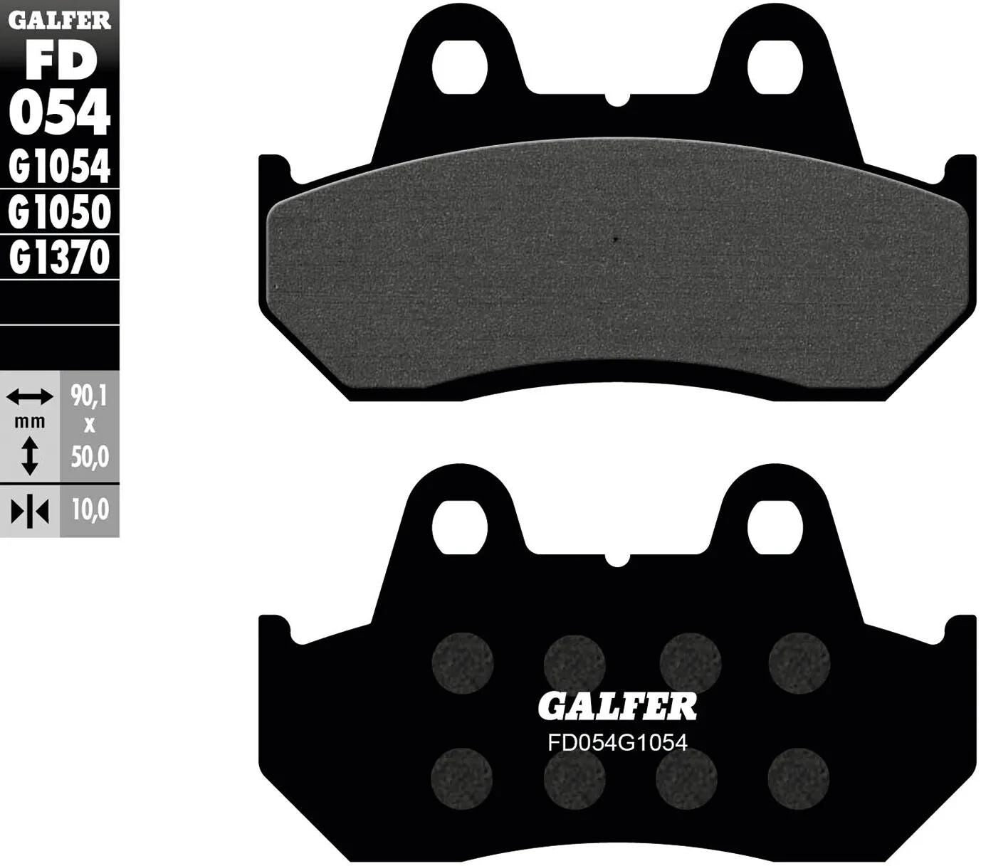 GALFER bremsbelag fd054 brake pad fd054 g1054 organic