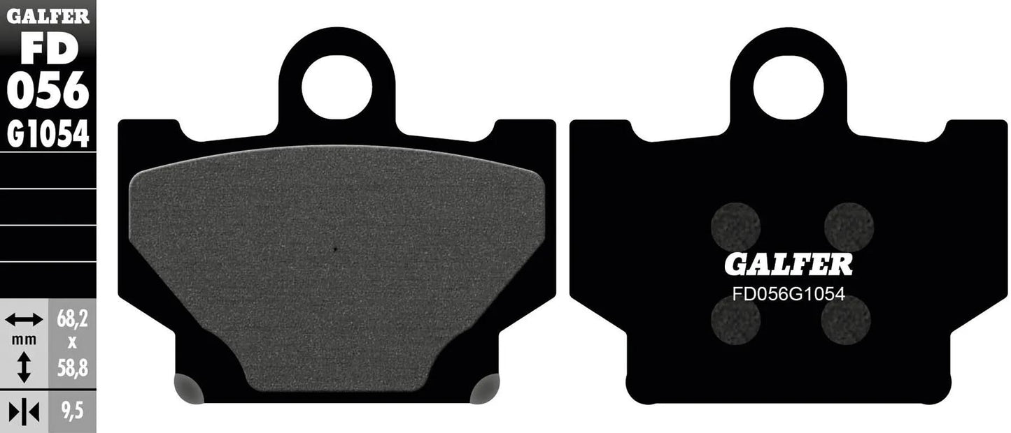 GALFER bremsbelag fd056 brake pad fd056 g1054 organic