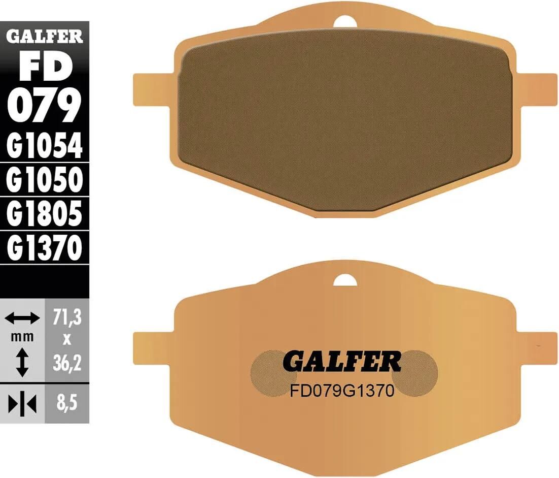 GALFER bremsbelag fd079 brake pad fd079 g1370 sintered metal