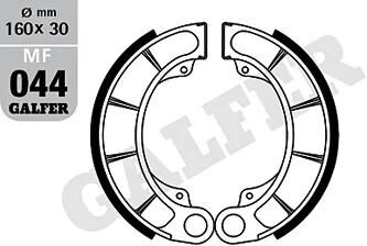 GALFER bremsbacke mf044 brake shoe mf044 g2165 organic
