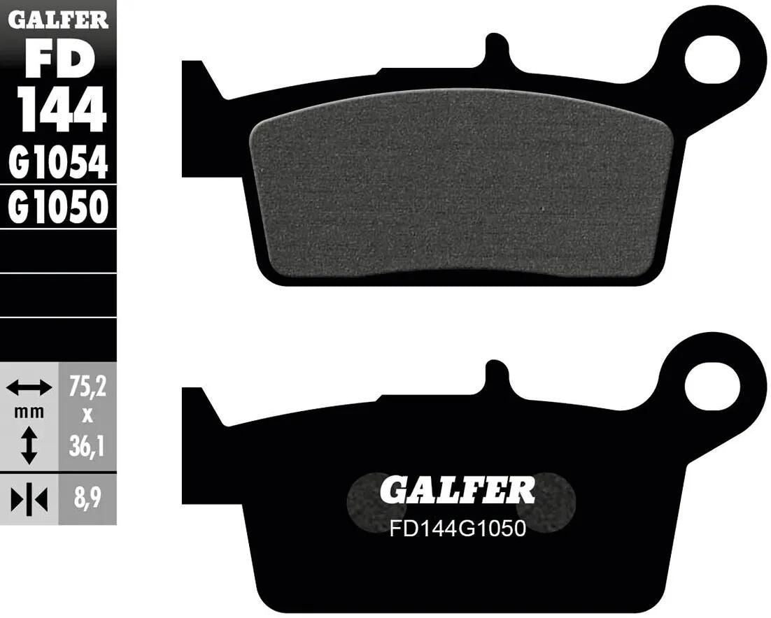 GALFER bremsbelag fd144 brake pad fd144 g1050 organic