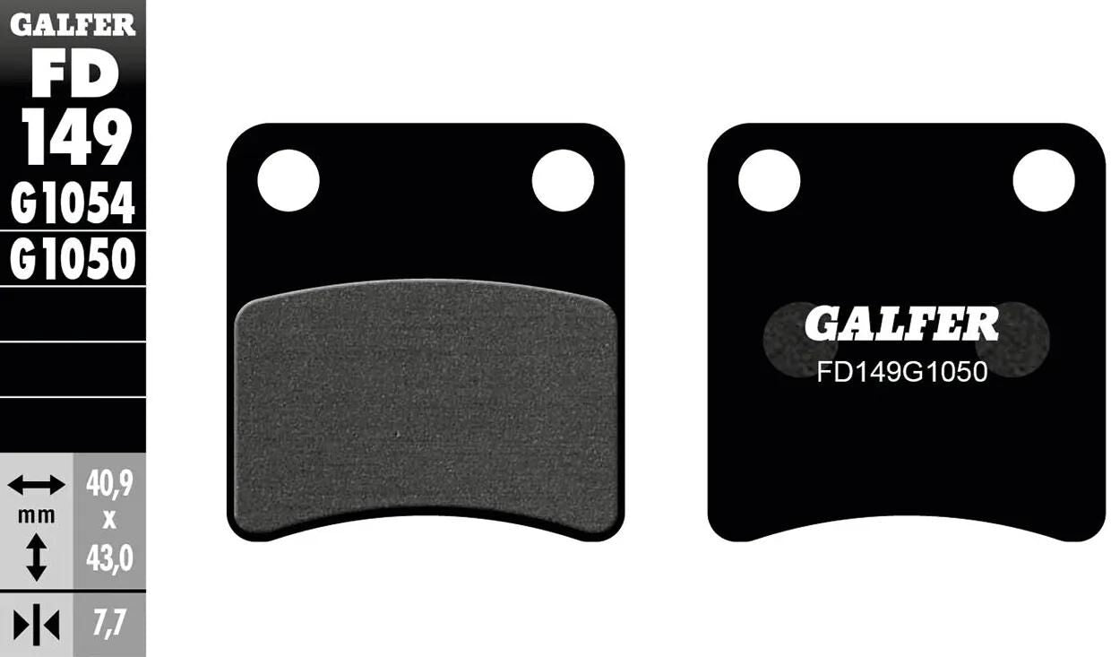 GALFER bremsbelag fd149 brake pad fd149 g1050 oragnic