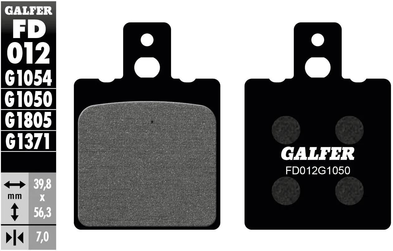 GALFER bremsbelag fd012 brake pad fd012 g1050 organic