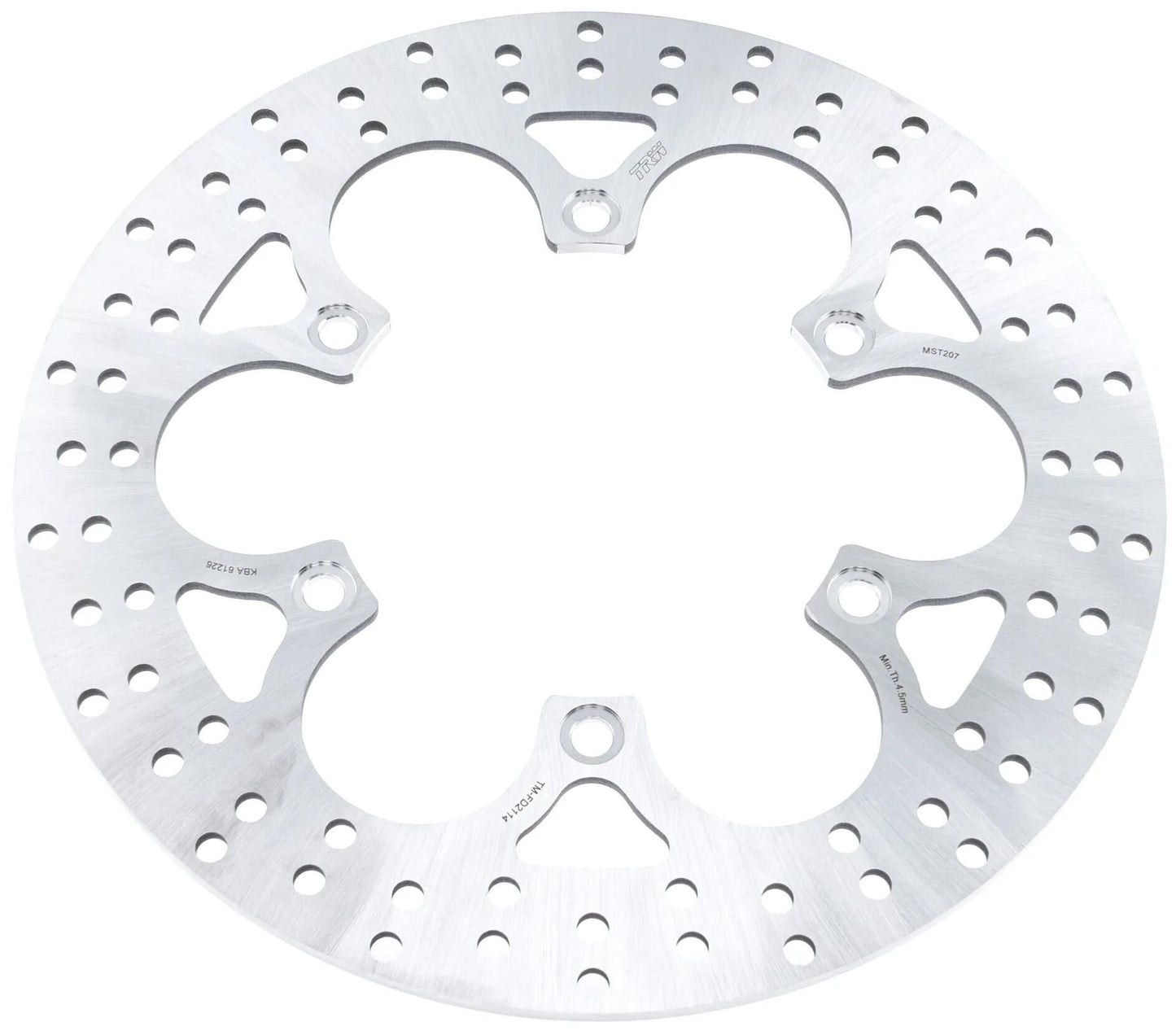TRW bremsscheibe mst207 rotor mst207 rigid