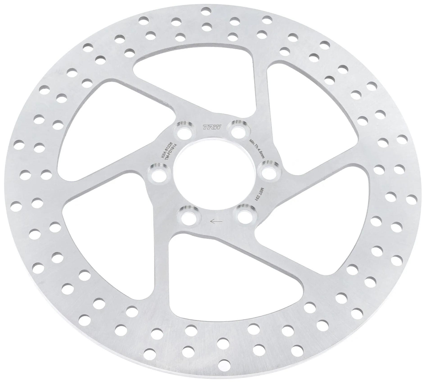 TRW bremsscheibe mst231 rotor mst231 rigid