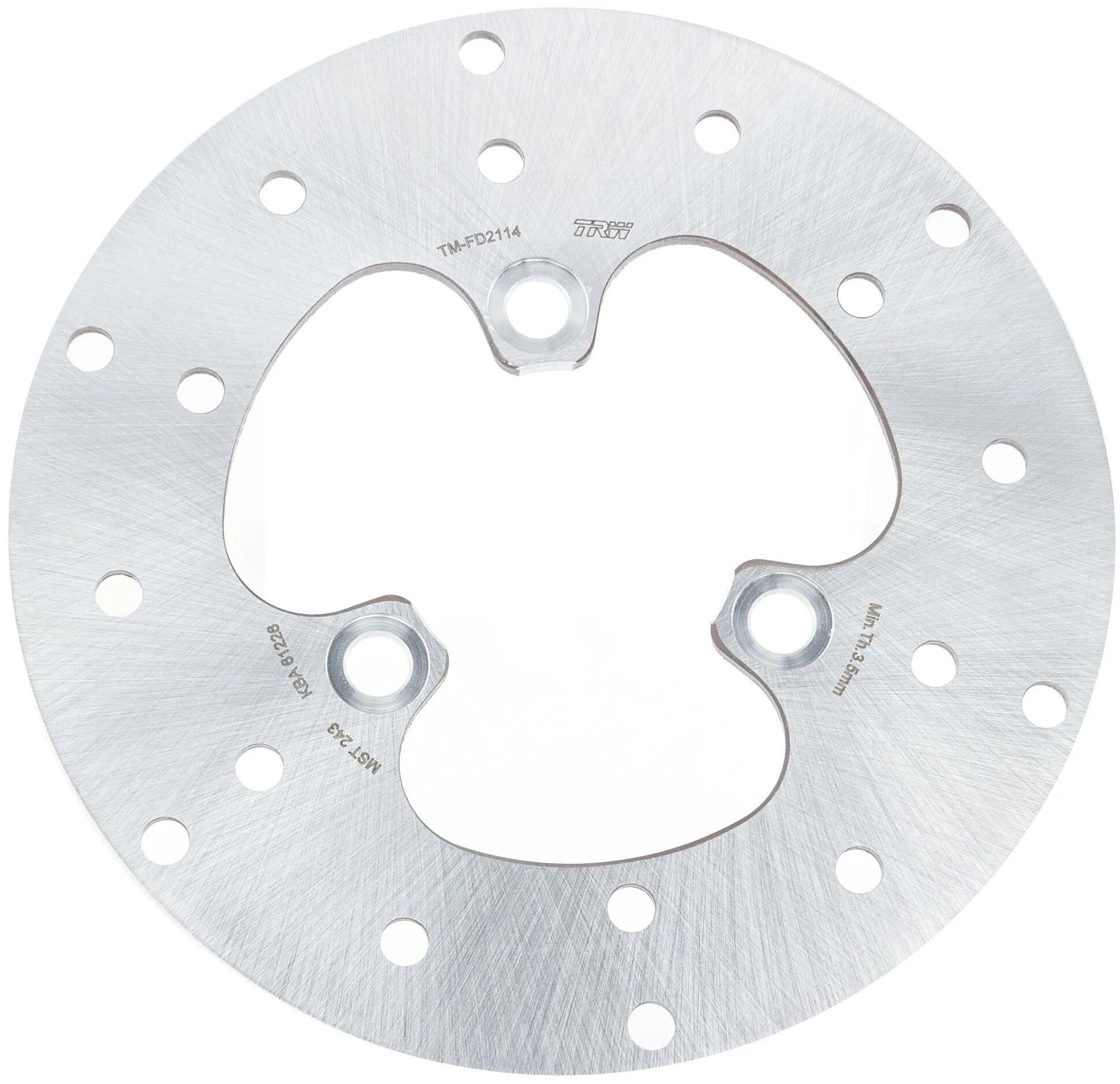 TRW bremsscheibe mst243 rotor mst243 rigid