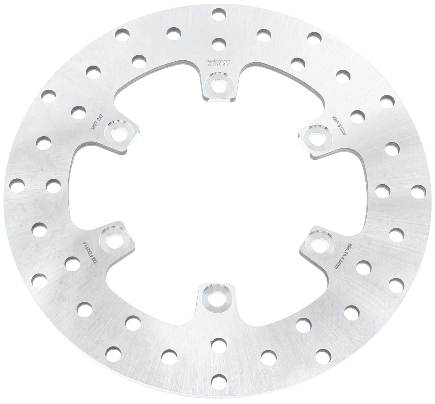 TRW bremsscheibe mst247 rotor mst247 rigid