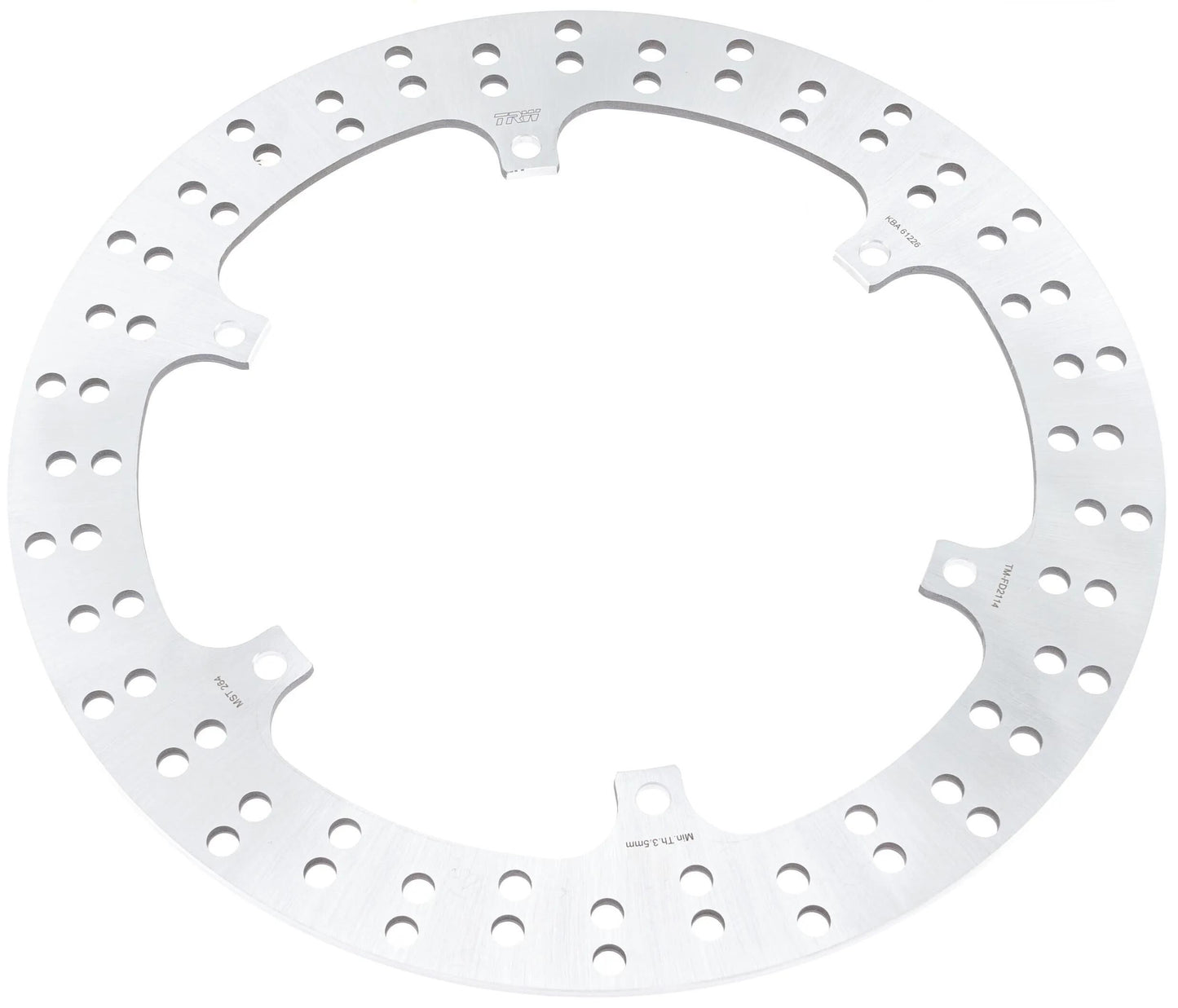 TRW bremsscheibe mst264 rotor mst264 rigid