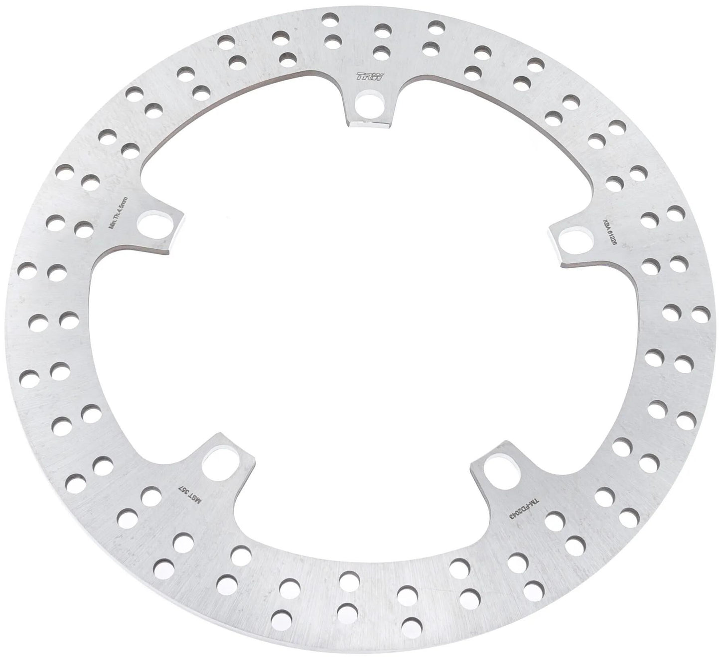 TRW bremsscheibe mst357 rotor mst357 rigid
