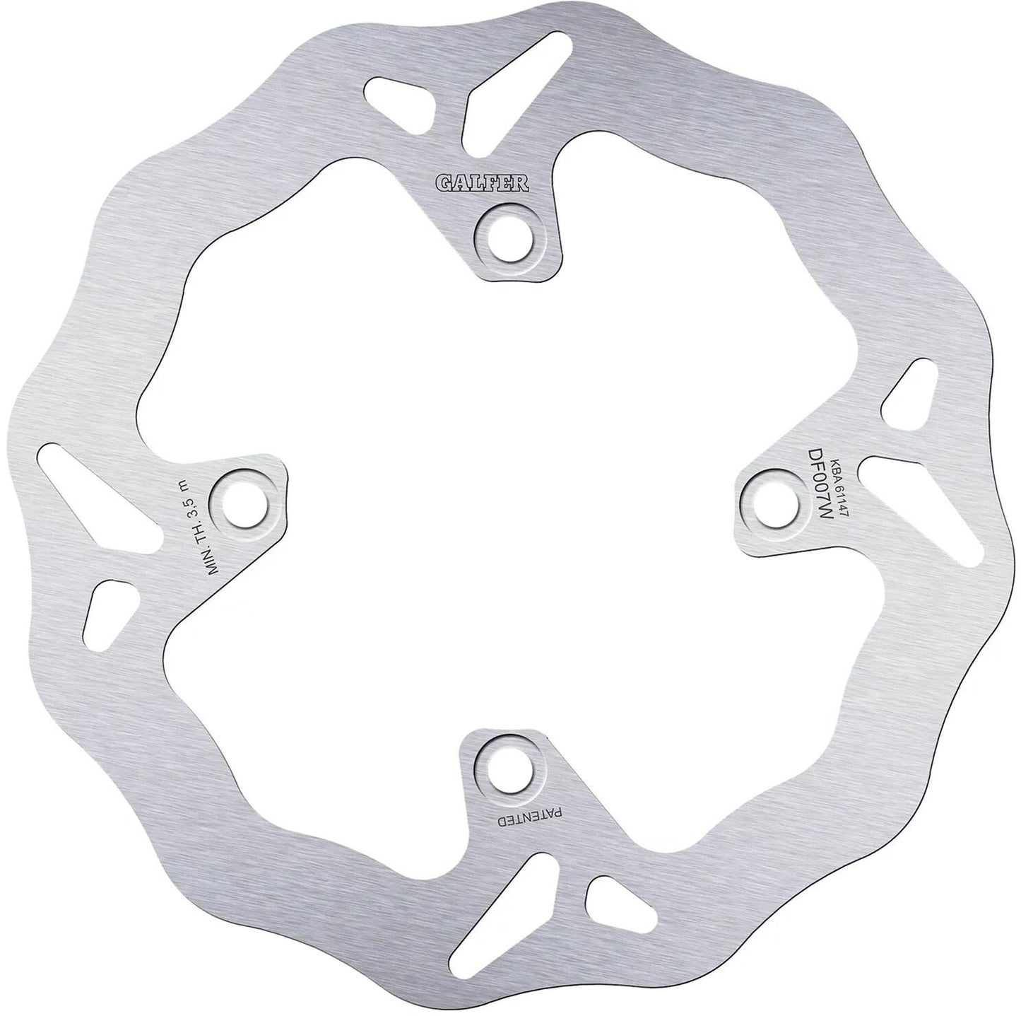 GALFER bremsscheibe df007 rotor df007 type w rigid
