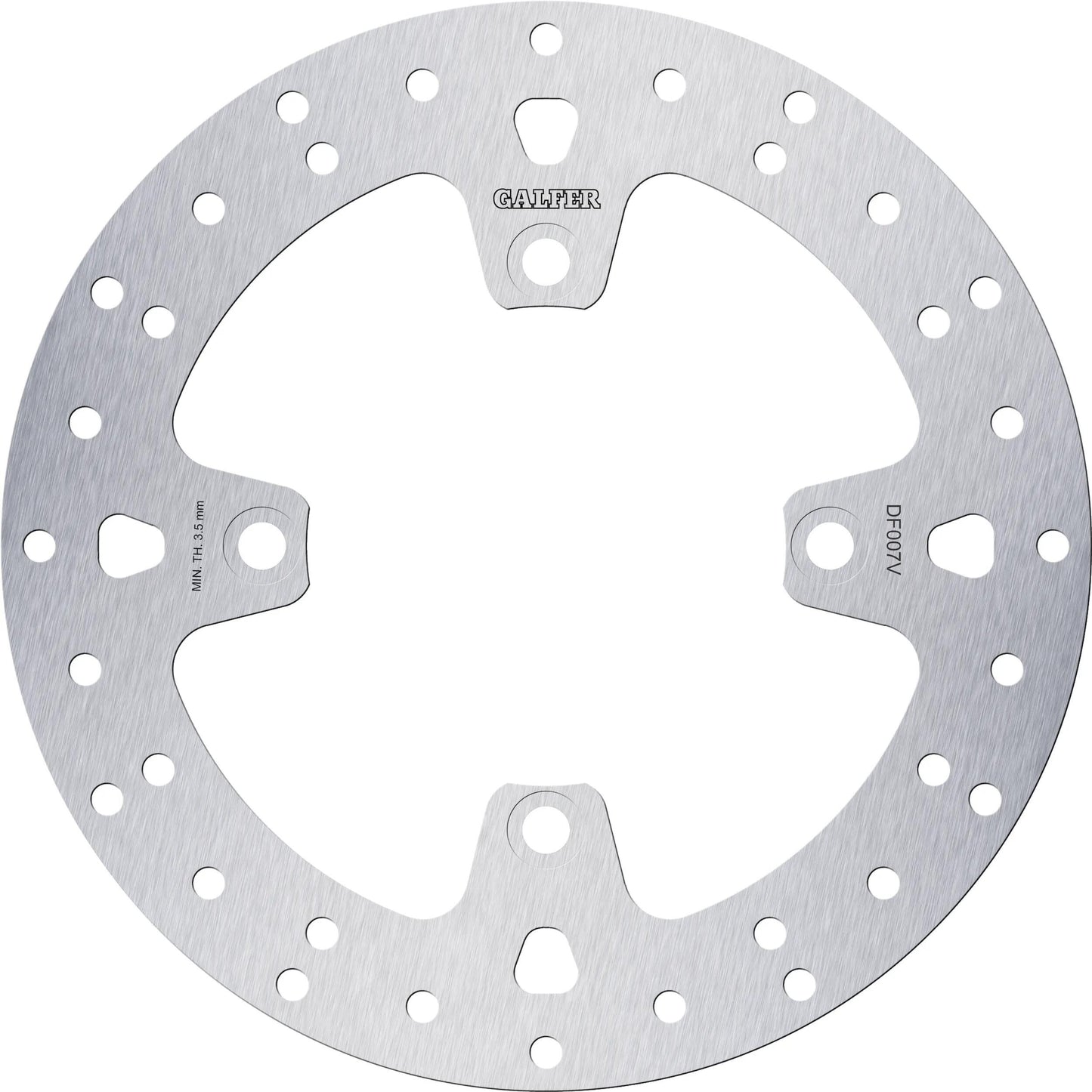 GALFER bremsscheibe df007 rotor df007 type v rigid