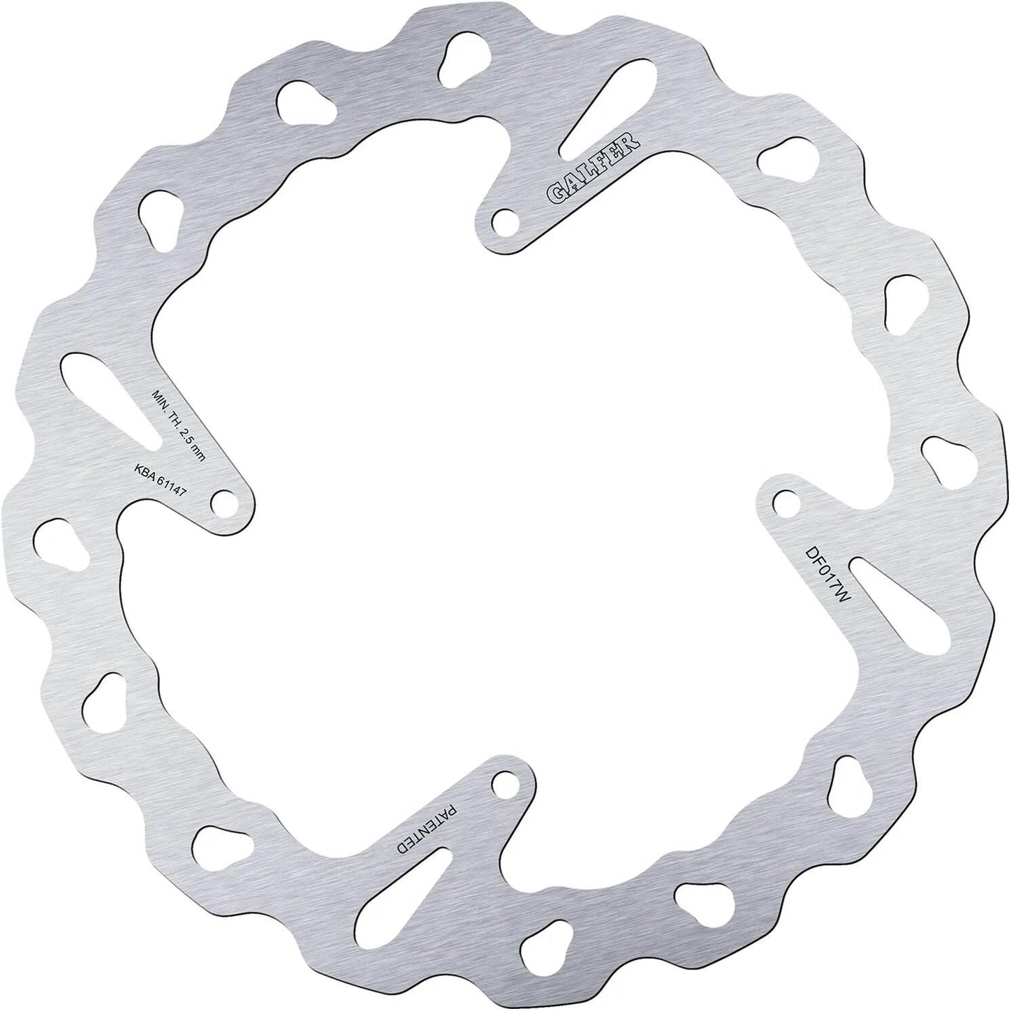 GALFER bremsscheibe df017 rotor df017 type w rigid