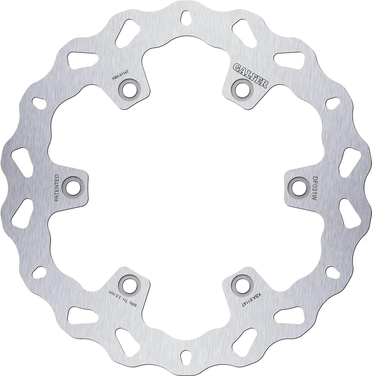 GALFER bremsscheibe df031 rotor brake rotors starr