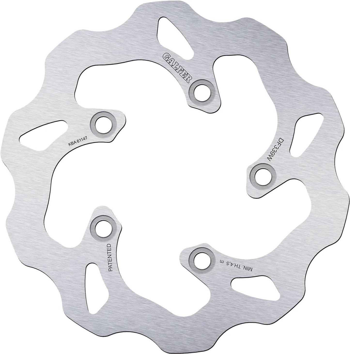 GALFER bremsscheibe df339 rotor df339 type w rigid
