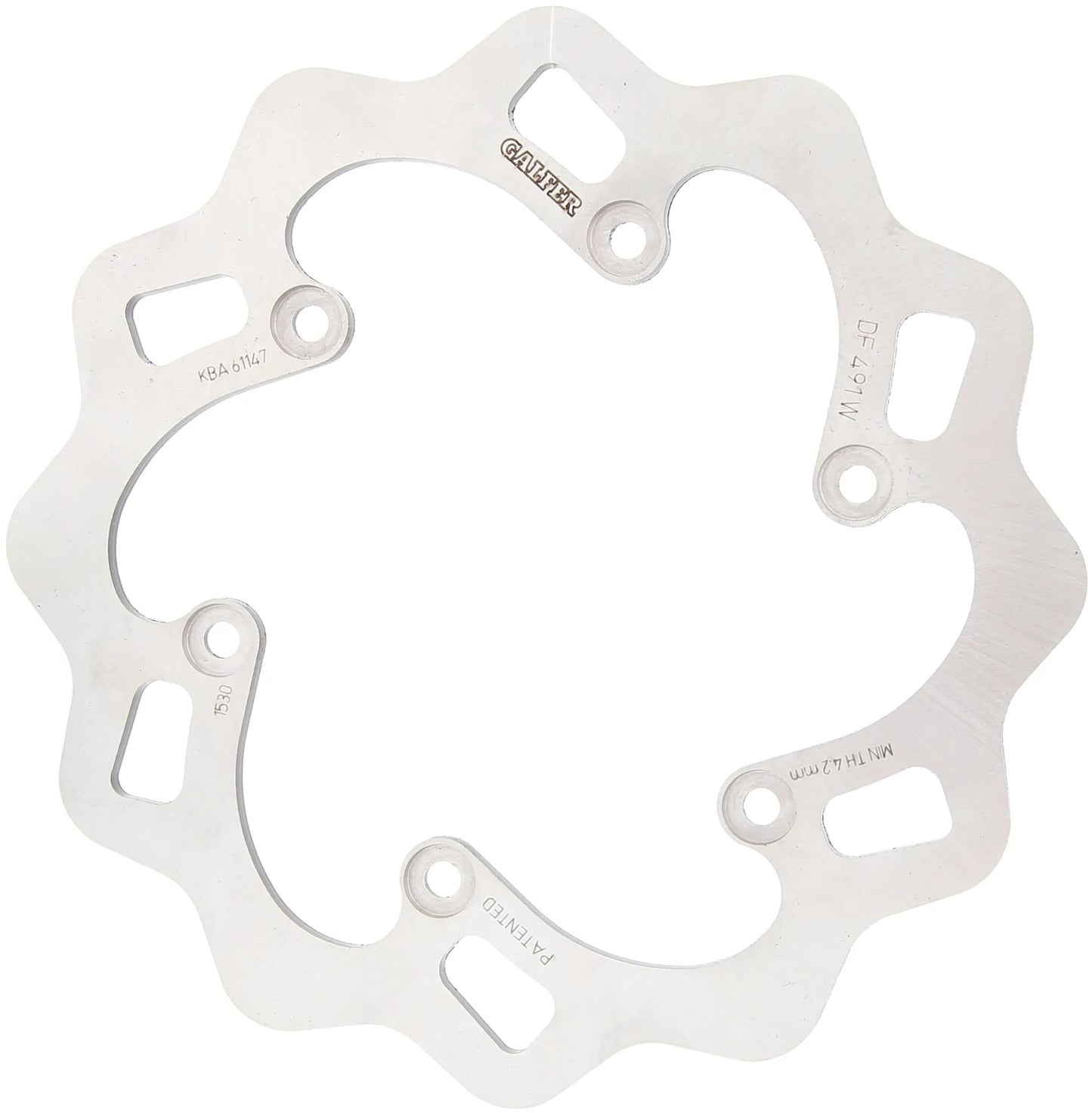 GALFER bremsscheibe df491 rotor df491 type w rigid
