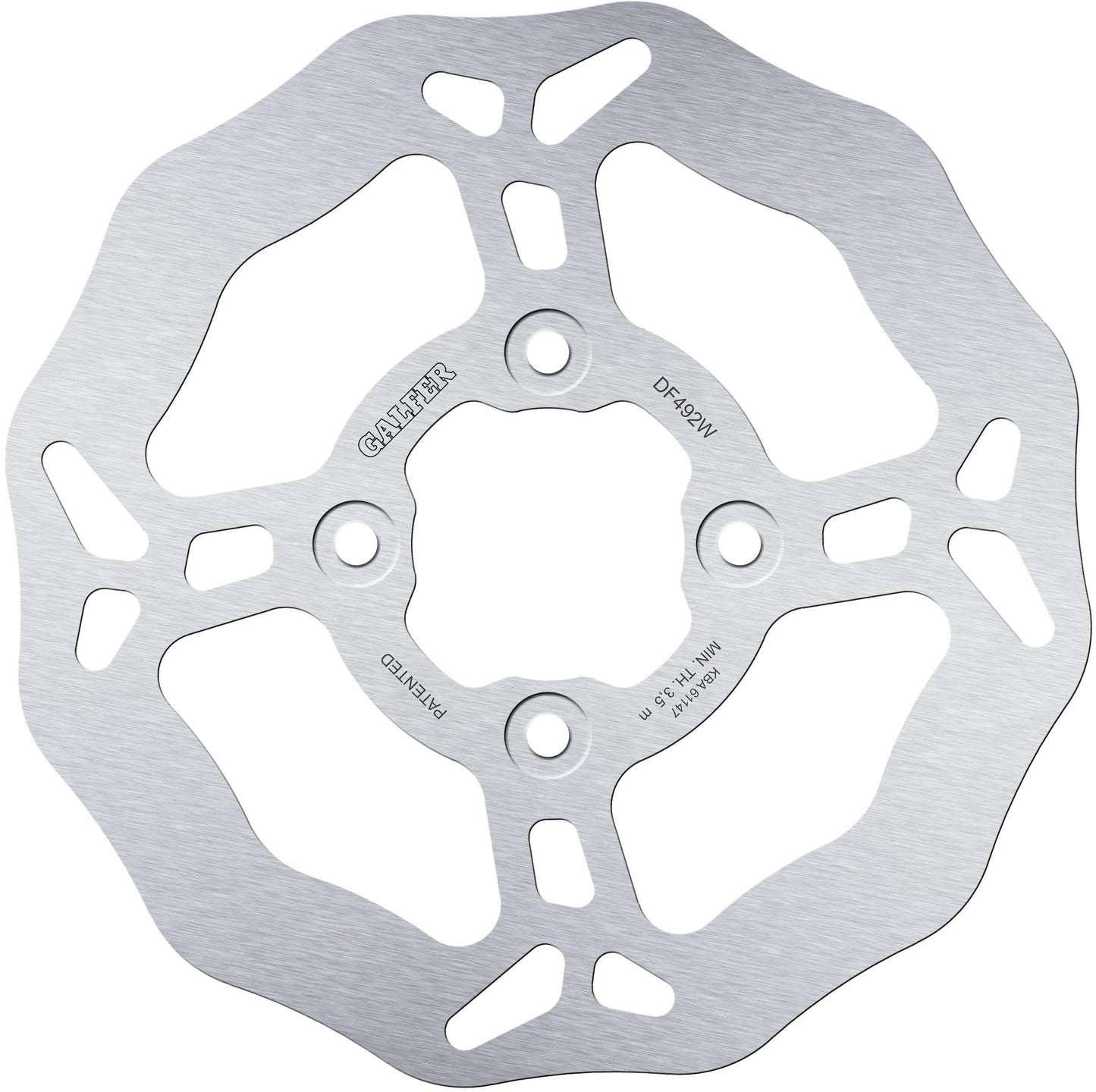 GALFER bremsscheibe df492 rotor df492 type w rigid