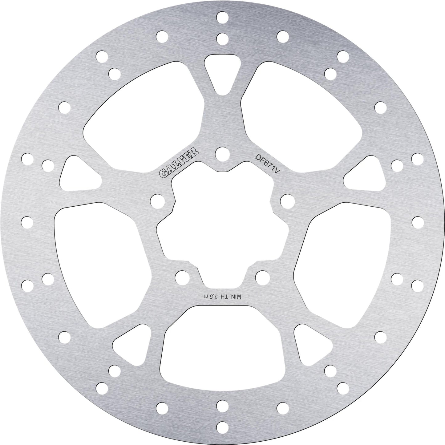 GALFER bremsscheibe df671 rotor df671 type v ridig