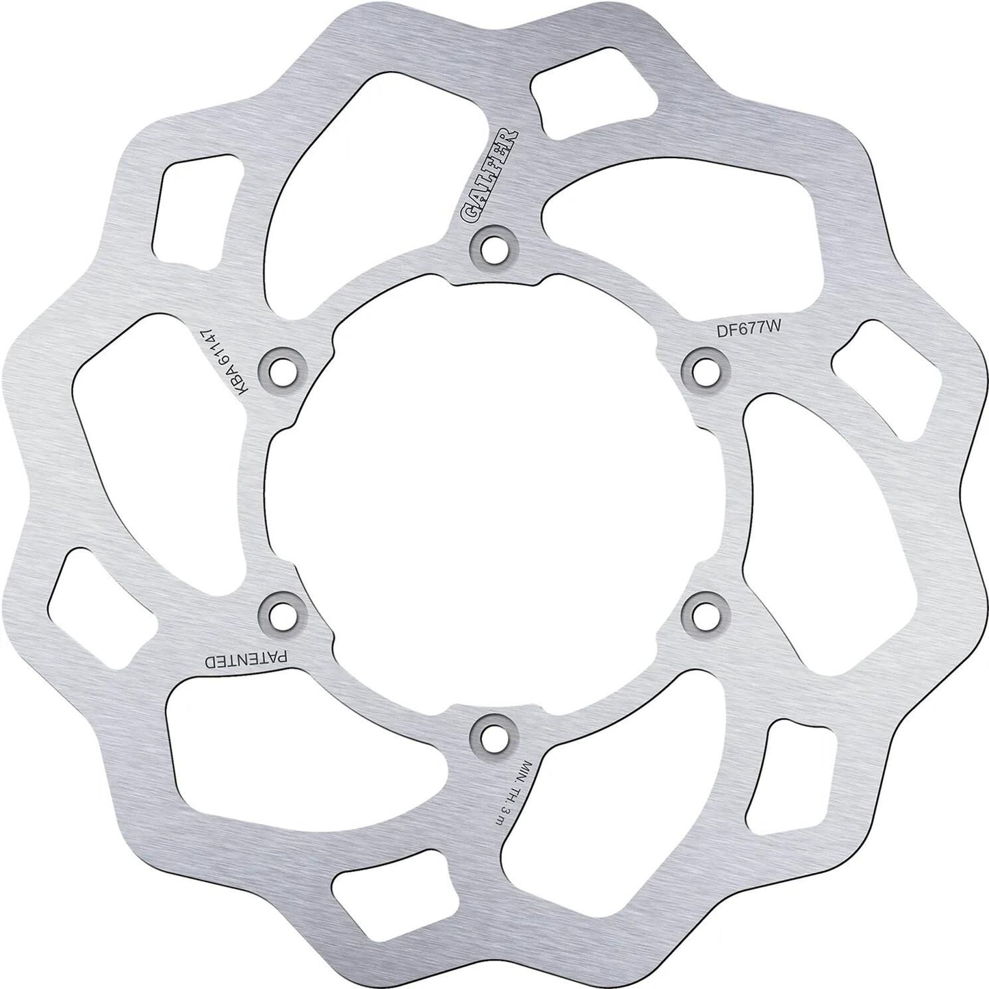 GALFER bremsscheibe df677 rotor df677 type w offroad rigid