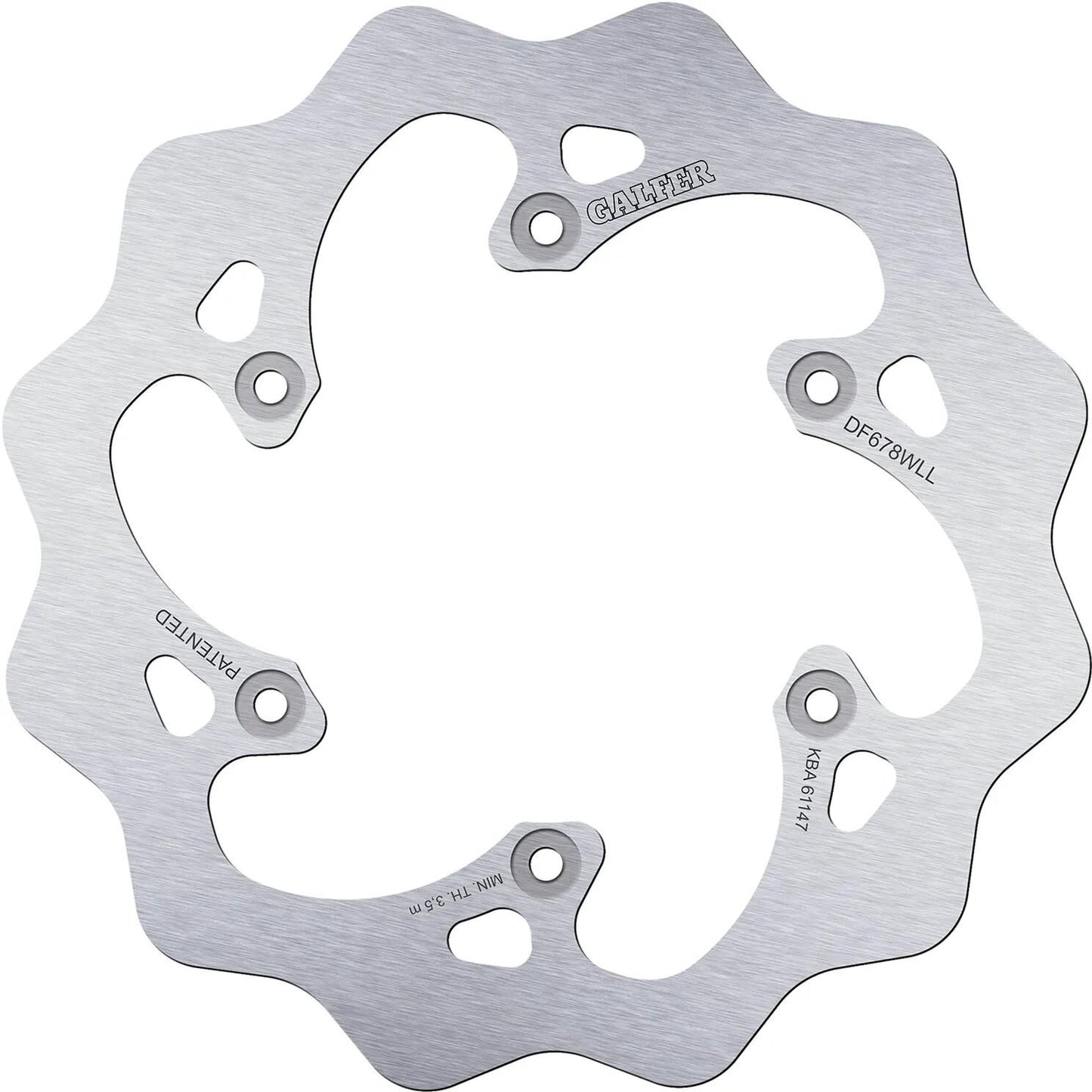 GALFER bremsscheibe df678 rotor df678 wll offroad rigid muddy