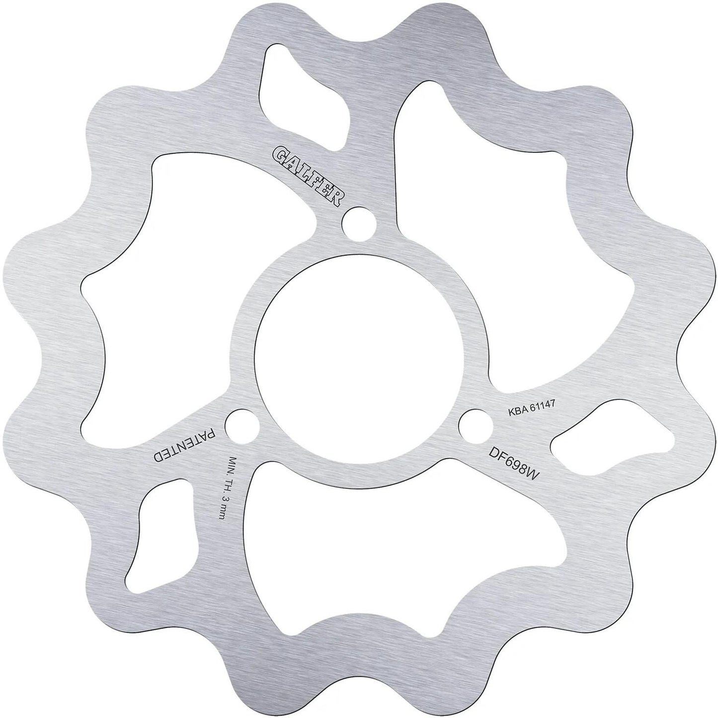 GALFER bremsscheibe df698 rotor df698 type w rigid