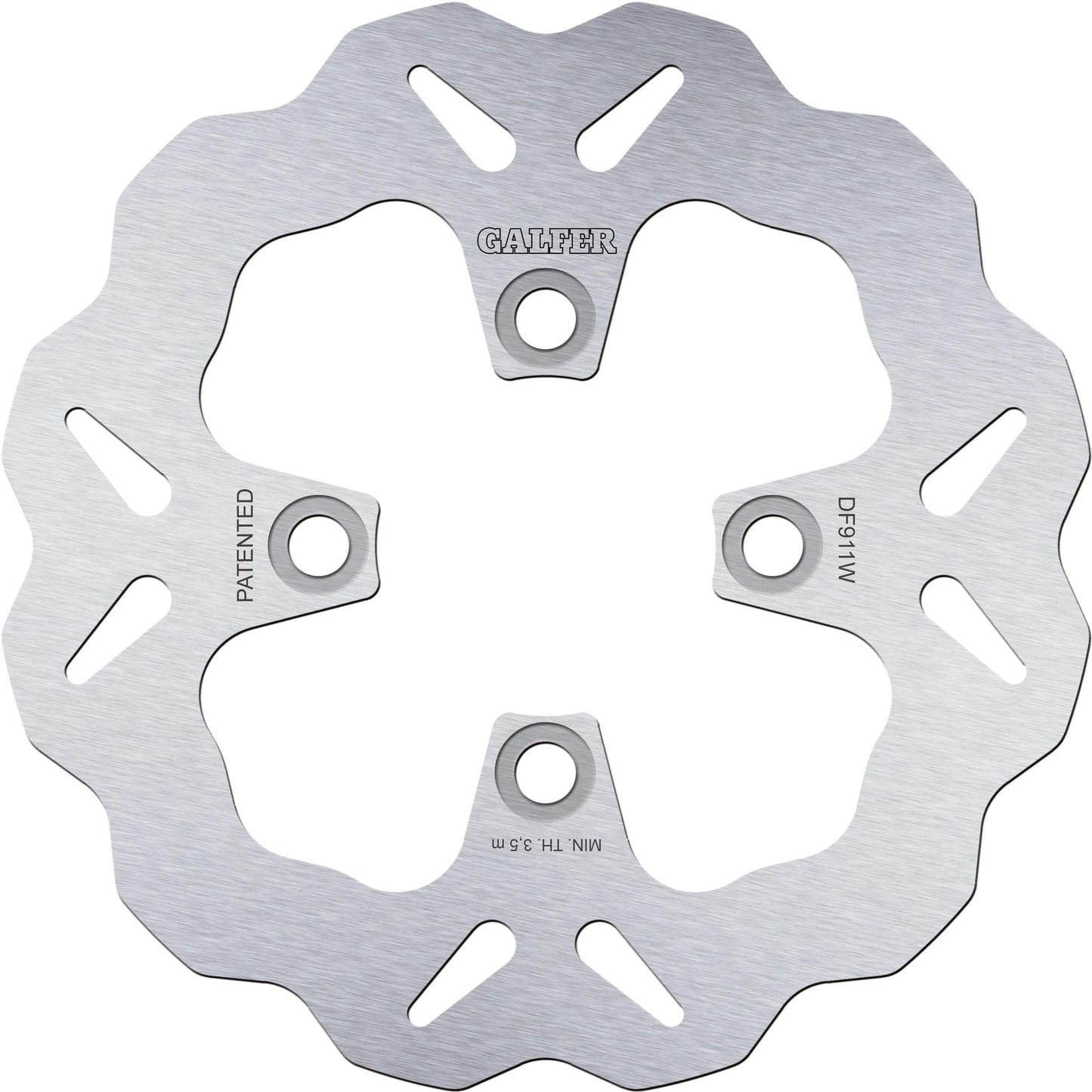 GALFER bremsscheibe df911 rotor df911 type w rigid