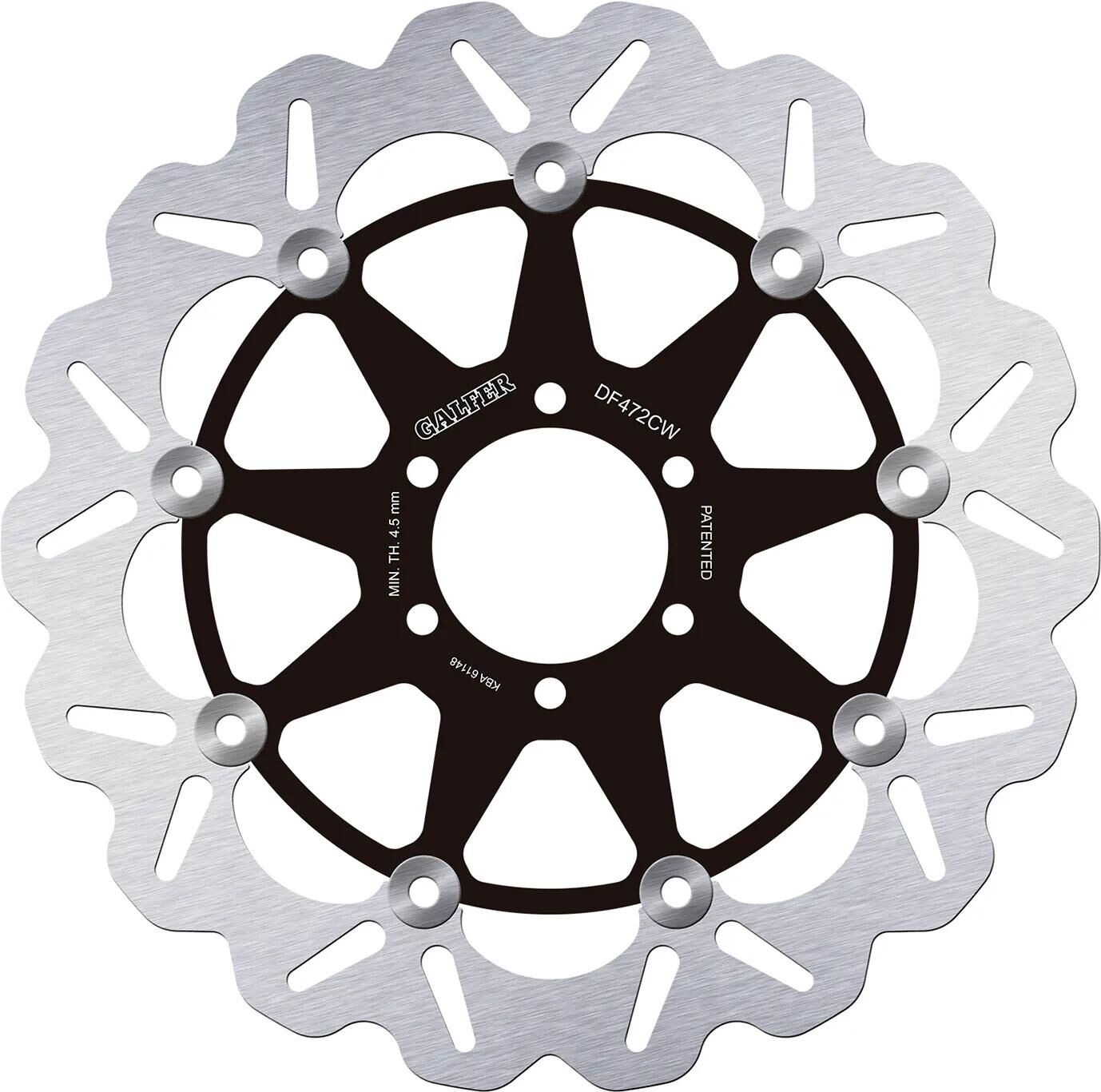 GALFER bremsscheibe df472 rotor df472 type cw floating