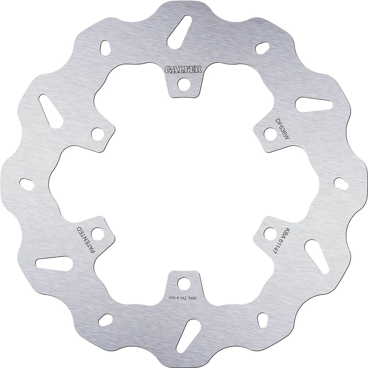 GALFER bremsscheibe df636 rotor df636 type w rigid