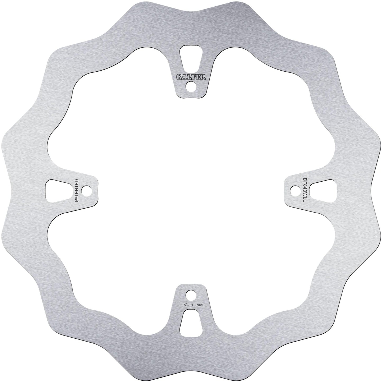 GALFER bremsscheibe df840 wave rotor df840 wll offroad rigid muddy