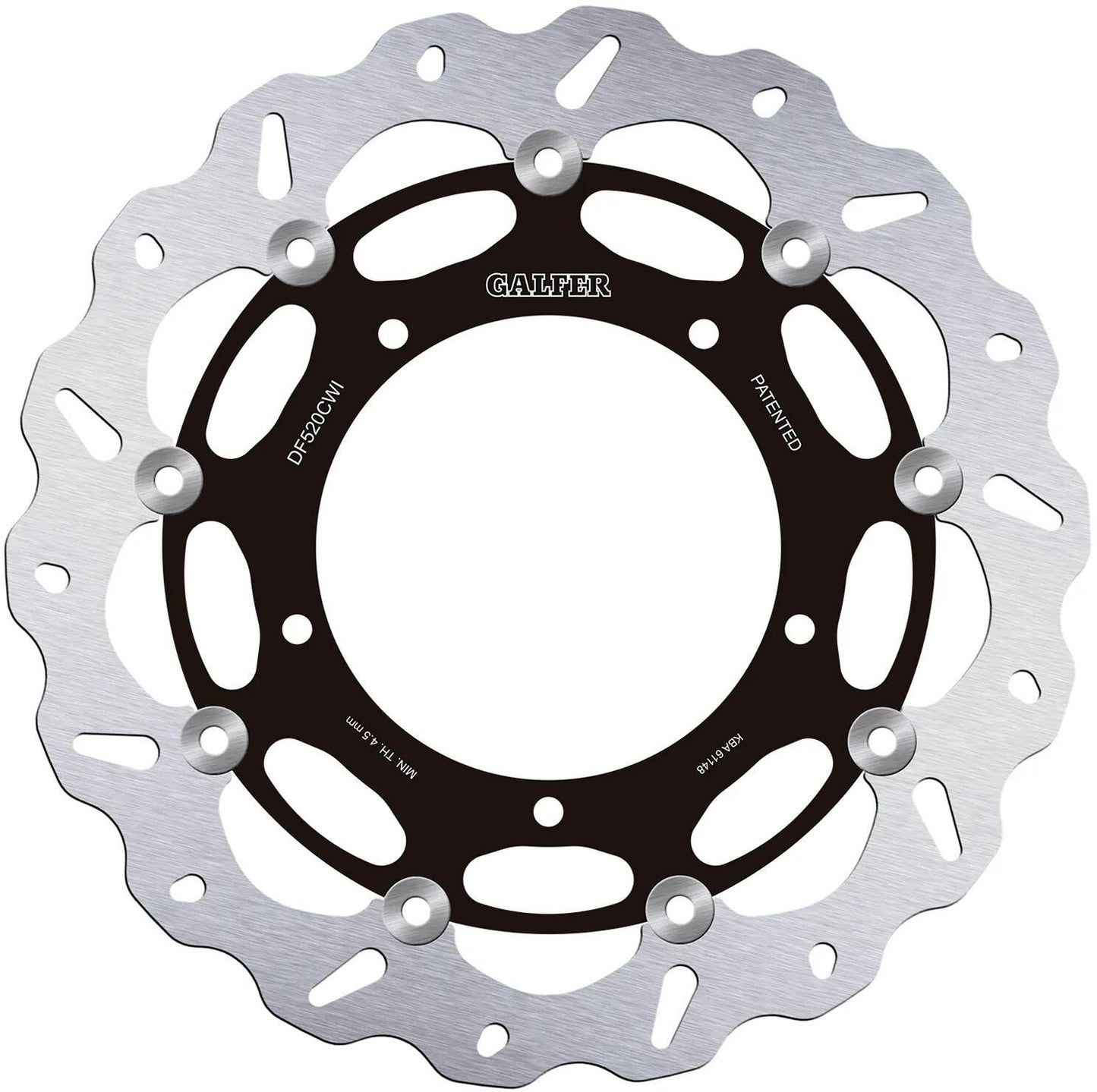 GALFER bremsscheibe df520 rotor brake rotors floating left