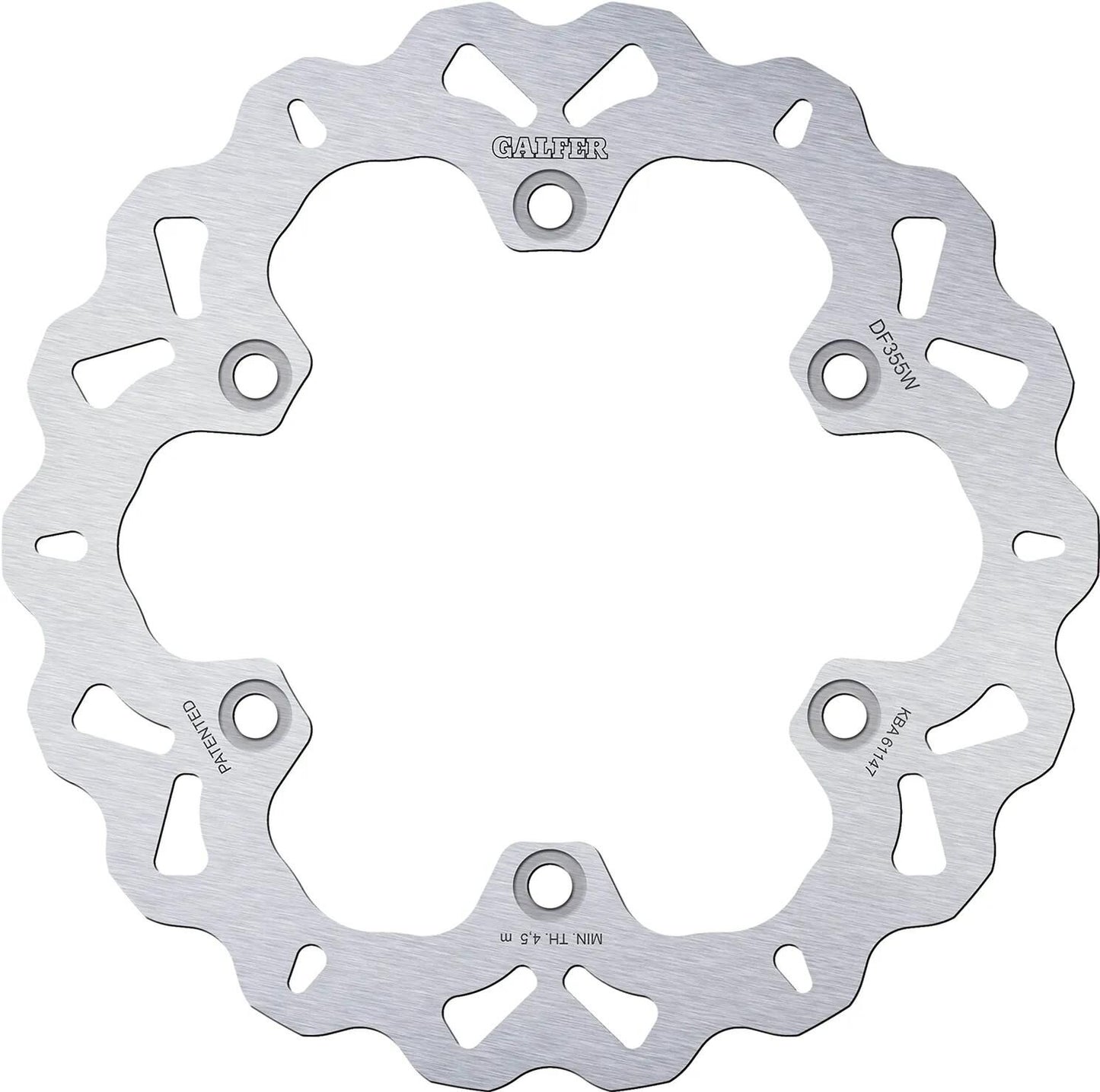 GALFER bremsscheibe df355 rotor df355 type w rigid