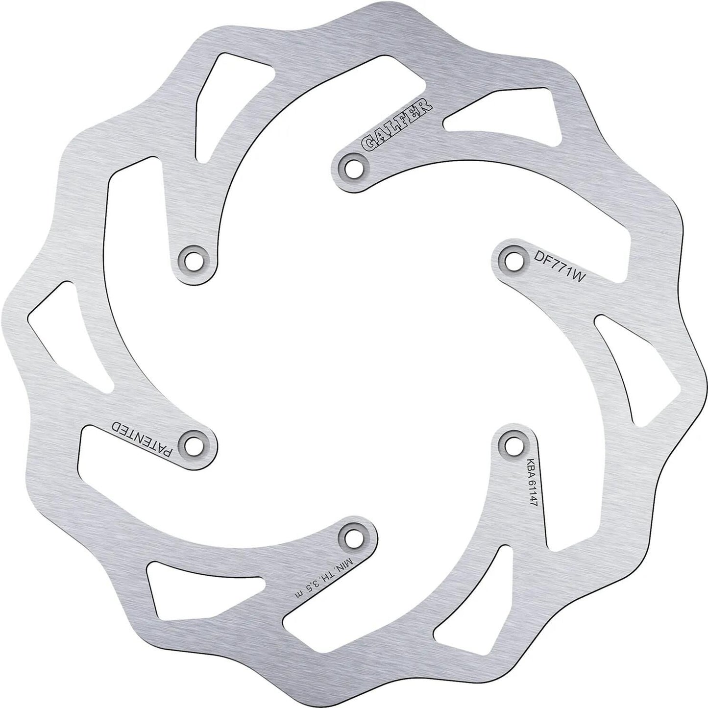 GALFER bremsscheibe df771 rotor df771 type w rigid