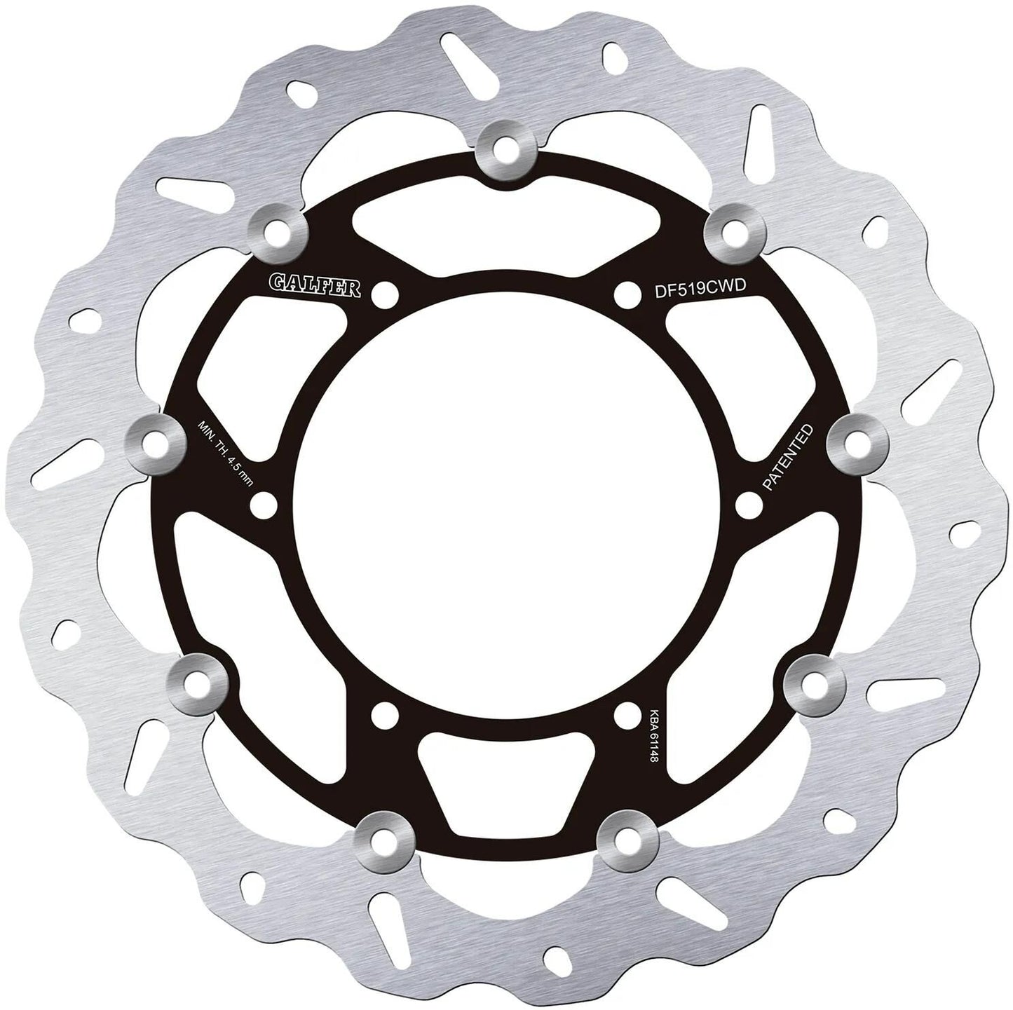 GALFER remschijf df519 rotor brake rotors floating right
