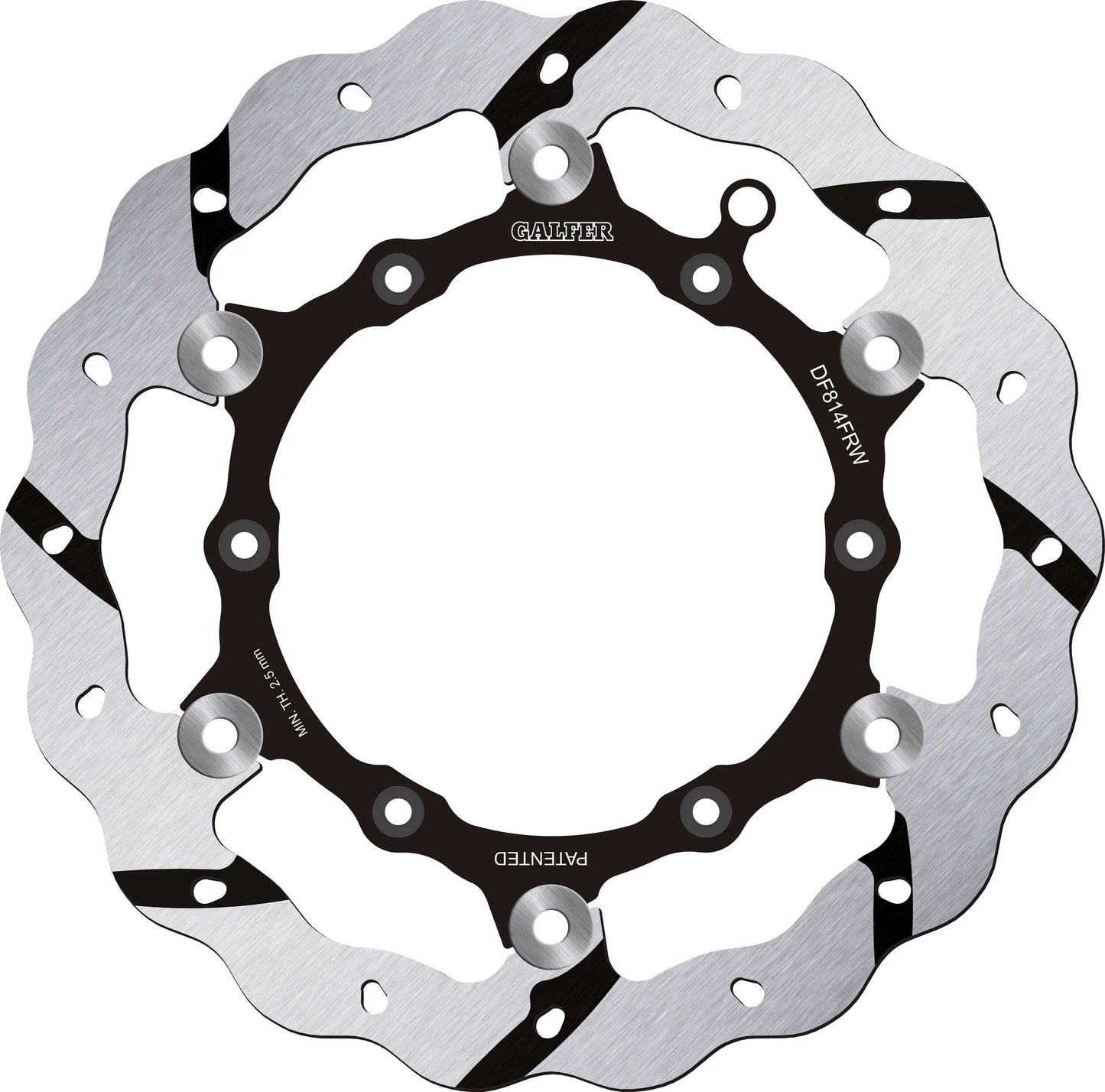 GALFER bremsscheibe df814 rotor df814 type w offroad float. gr.