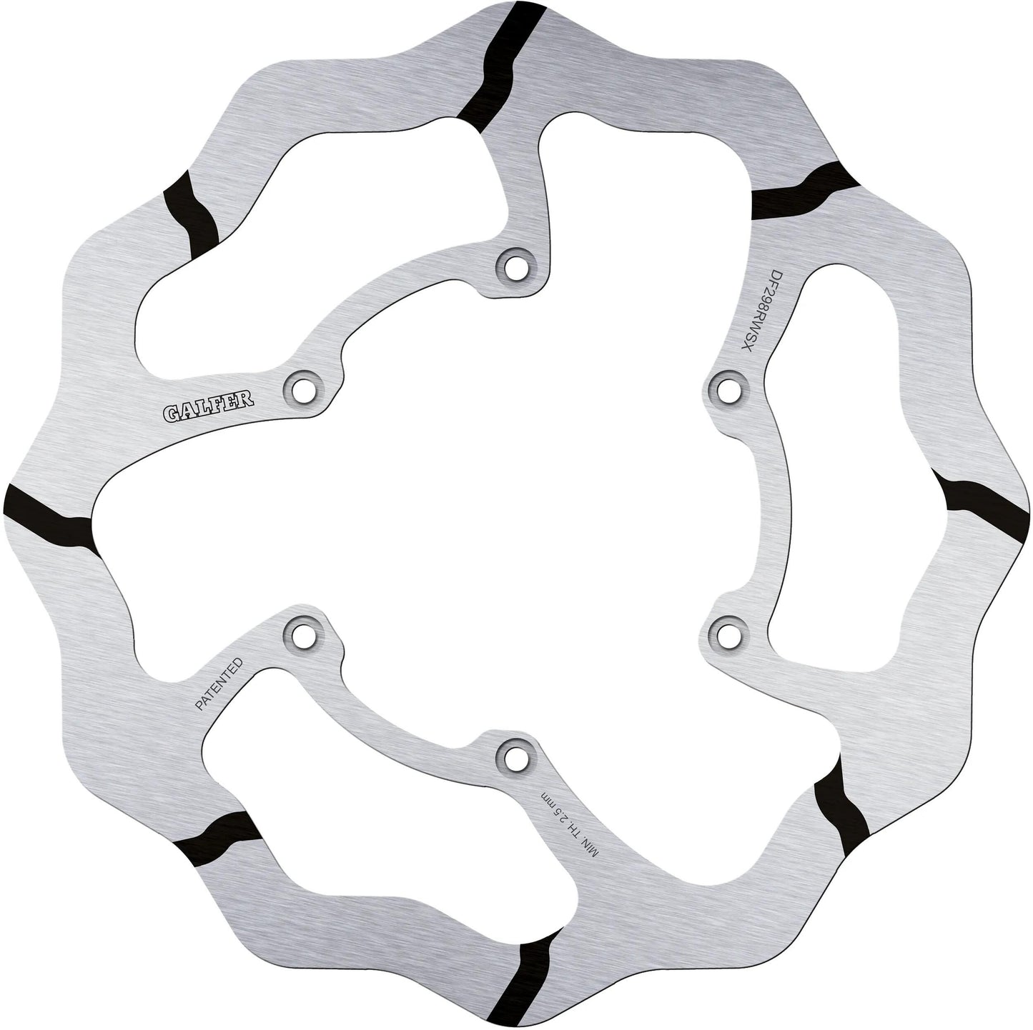 GALFER bremsscheibe df298 wave rotor df298 rwsx offr.rigid gr.overs.