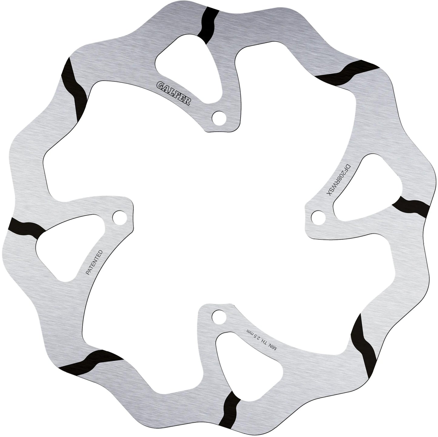 GALFER bremsscheibe df208 rotor brake rotors starr.grooved overs.