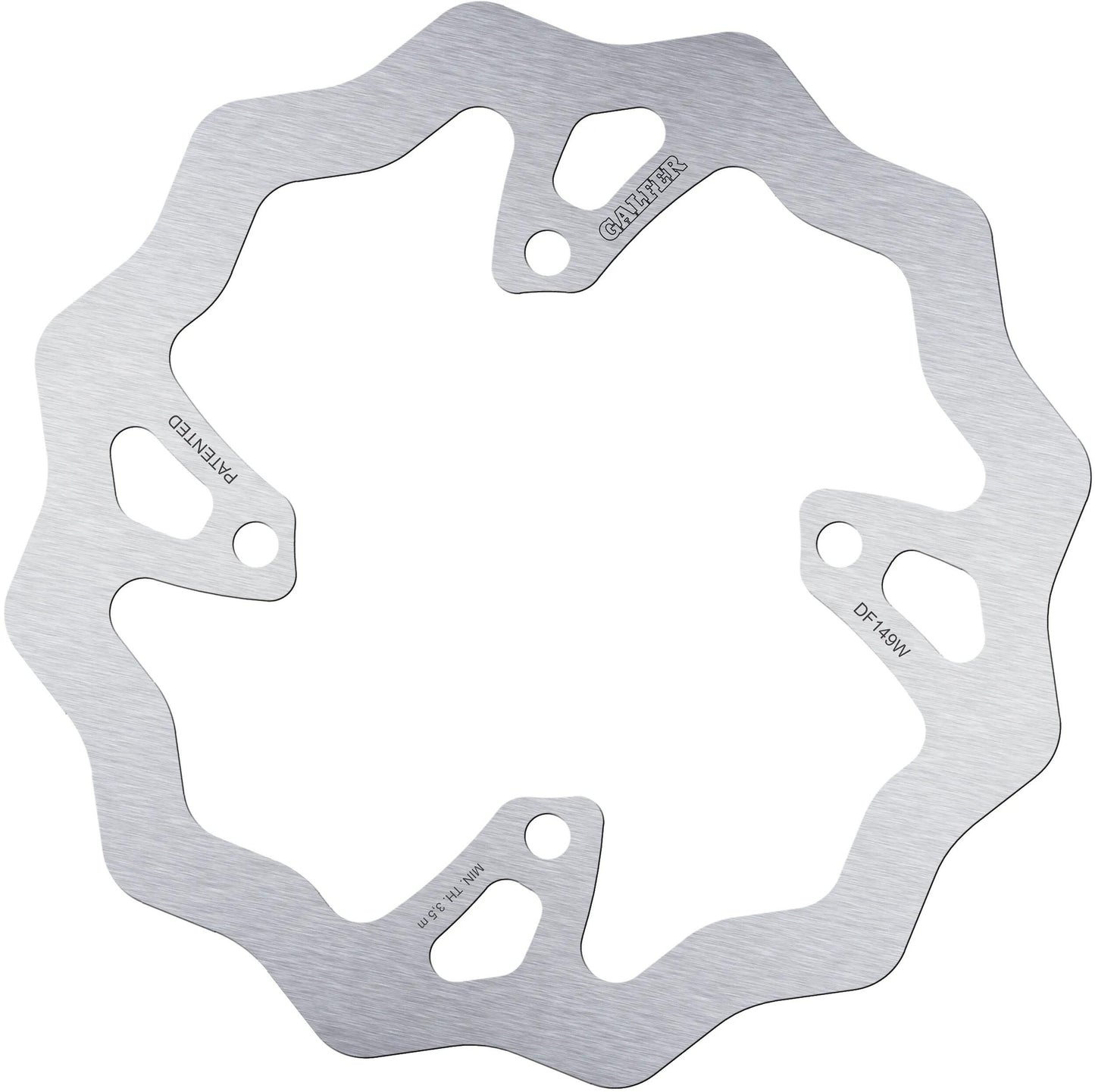 GALFER bremsscheibe df149 wave rotor df149 type w offroad rigid