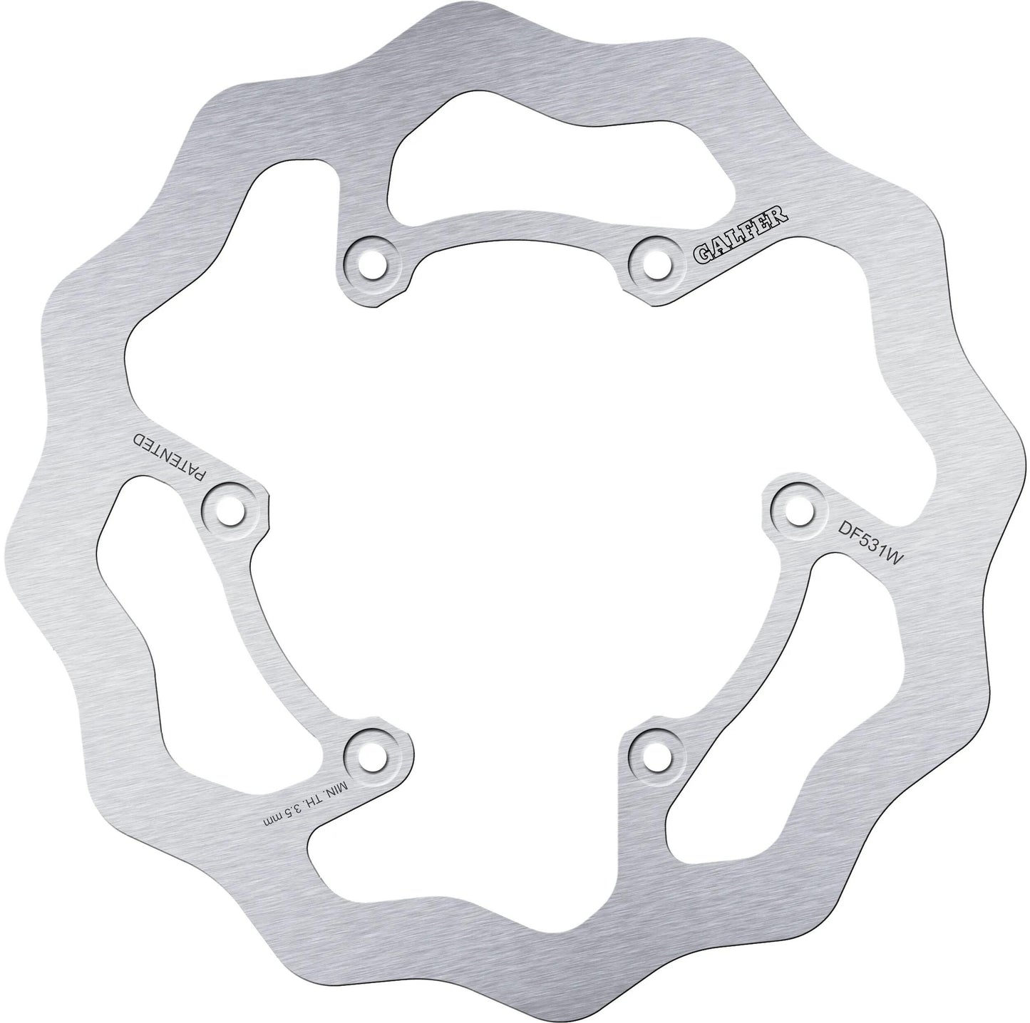 GALFER bremsscheibe df531 wave rotor df531 type w offroad rigid