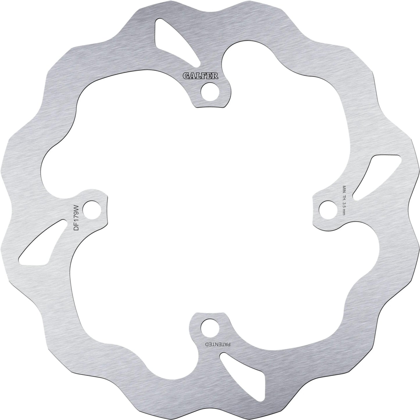 GALFER bremsscheibe df179 wave rotor df179 type w offroad rigid