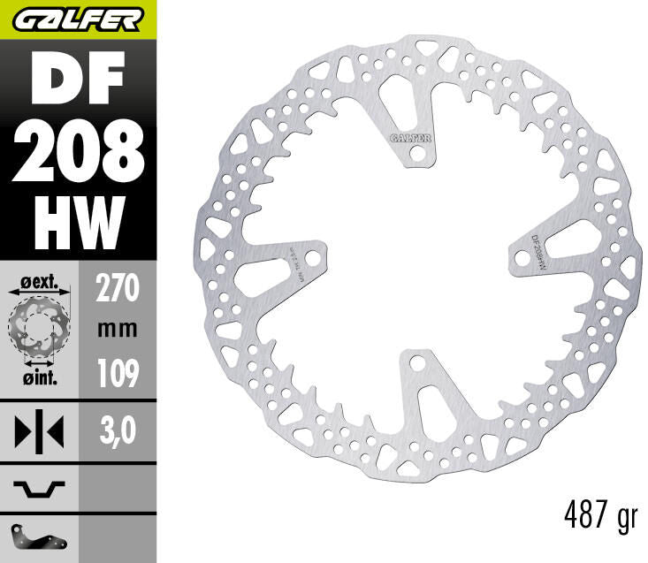 GALFER bremsscheibe df208 rotor brake rotors starr shark