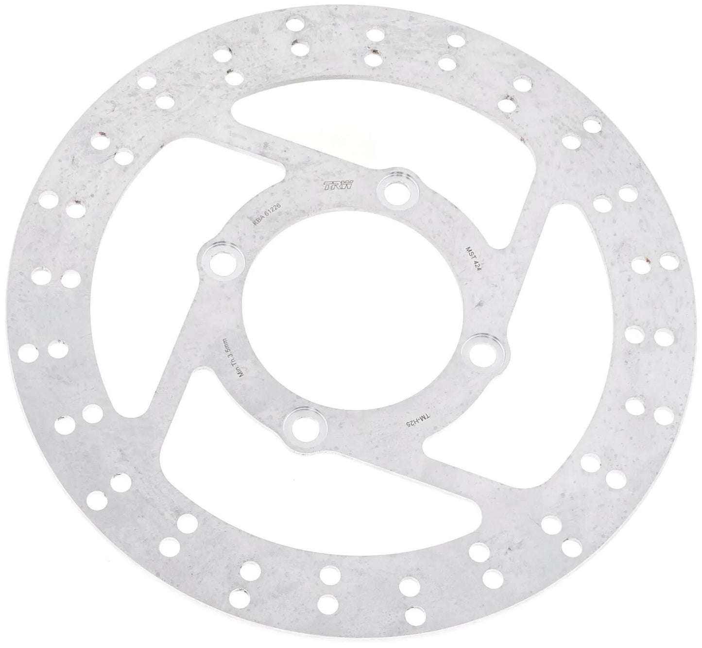 TRW bremsscheibe mst424 rotor mst424 rigid
