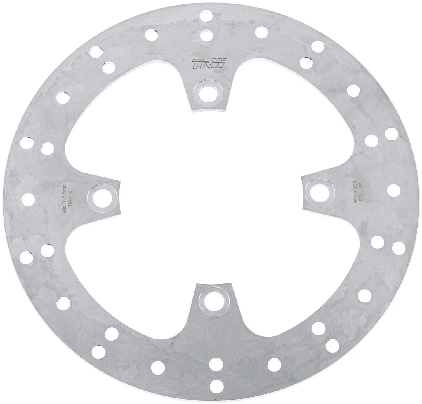 TRW bremsscheibe mst453 rotor mst453 rigid
