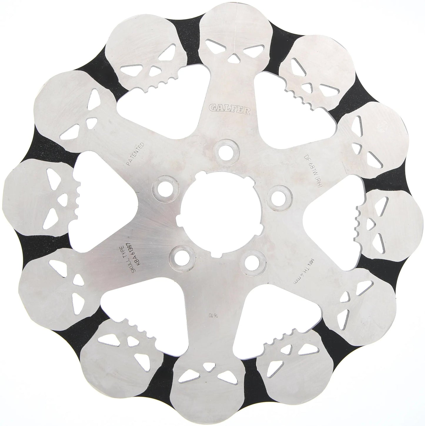 GALFER bremsscheibe df681 rotor df681 rh skull rigid