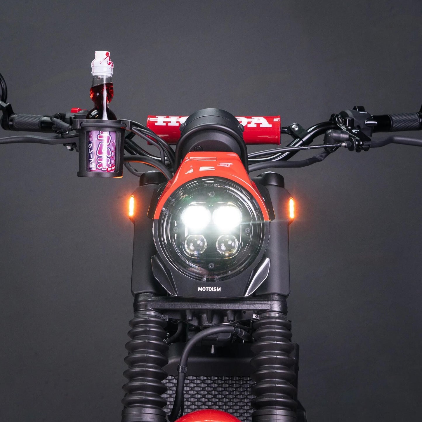MOTOISM scheinwerfermaske the nightcrawler headlight mask mi honda cl500