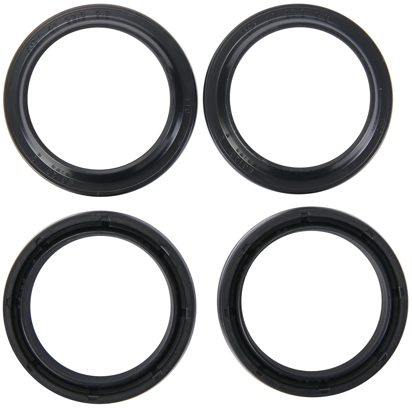 ALL BALLS Racing gabelsimmerringsatz fork seal set abr 56-128 incl. dust caps