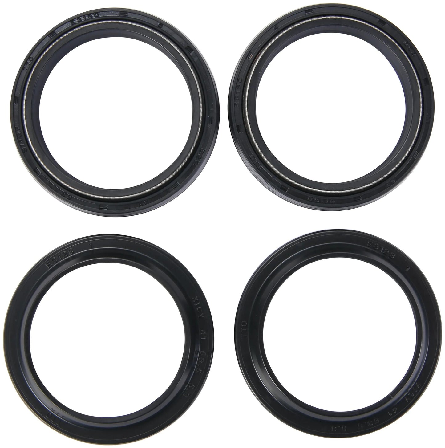 ALL BALLS Racing gabelsimmerringsatz fork seal set abr 56-130 incl. dust cap