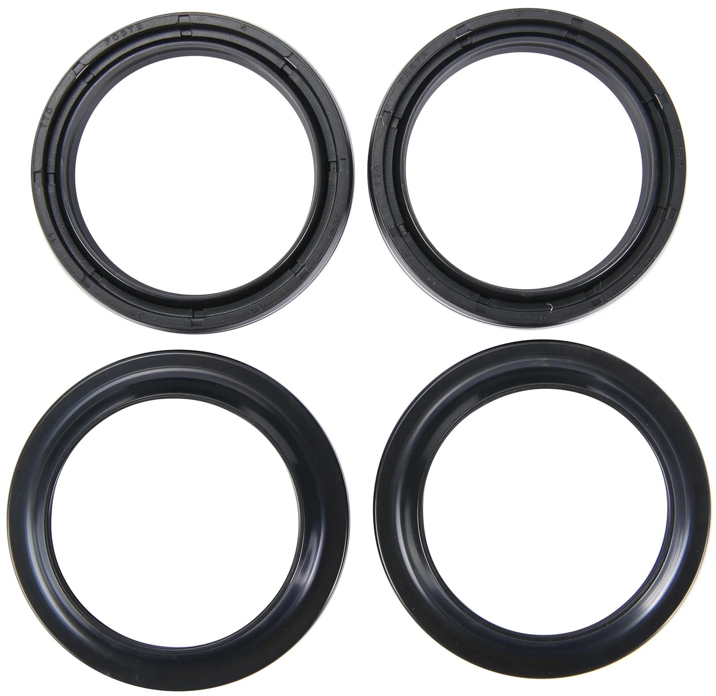 ALL BALLS Racing gabelsimmerringsatz fork seal set abr 56-158 incl. dust cap
