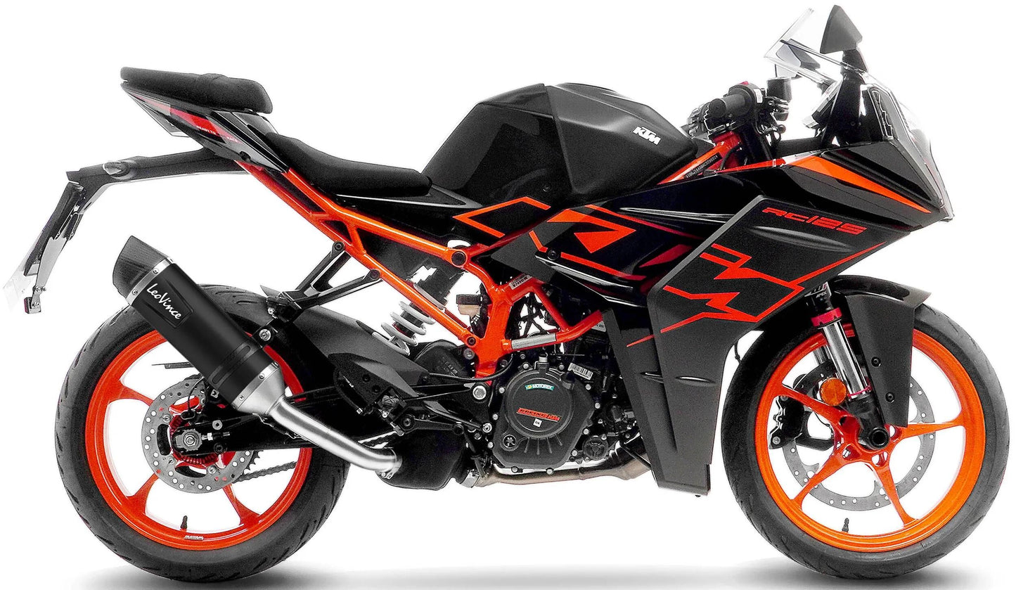 LeoVince schalldämpfer sbk lv one evo black edition schalld leo slipon lv one sw