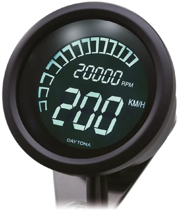 DAYTONA tachometer velona 60 dark twin speedometer velona twin s 60mm 399km h